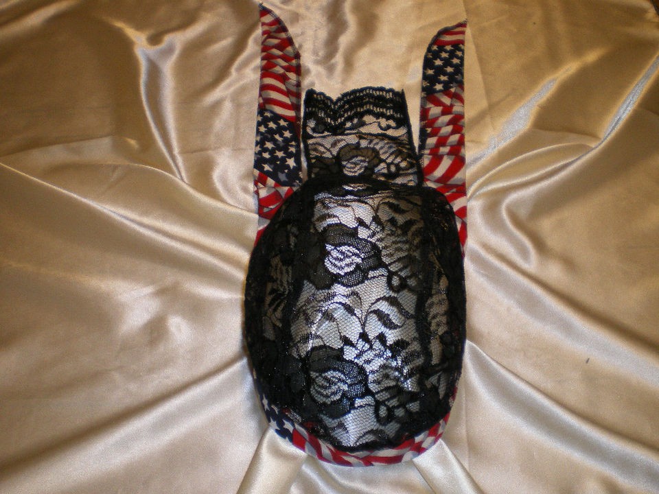   Toms Sexy American Wave Lace Doo Rag Biker Skullcap Hat Do Rag Bandana