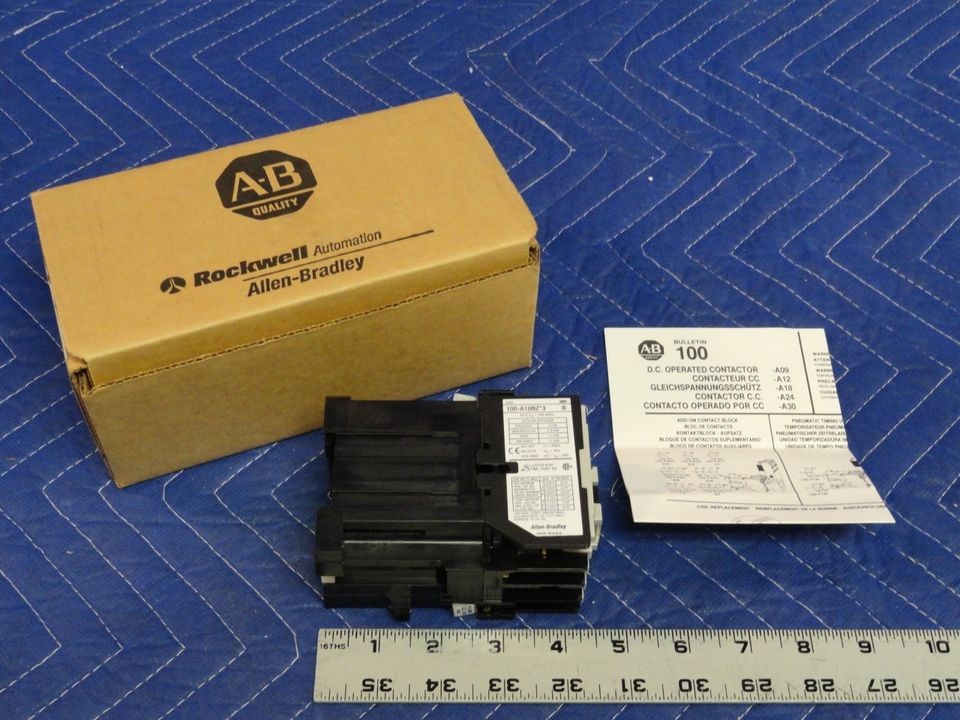 Allen Bradley 100 A18NZ*3 SER B DC Operated Contactor A42