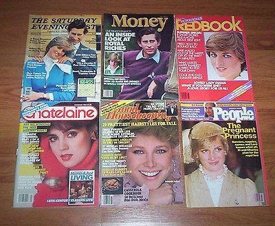 ASSORTED Magazine LOT   DIANA, PRINCESS of WALES   1981   Good 