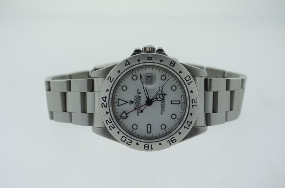ROLEX EXPLORER II C.2000 STAINLESS STEEL AUTOMATIC WATCH DATE 