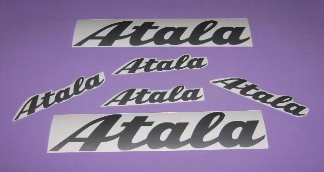 ATALA rub on stickers set