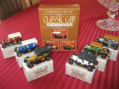 Readers Digest 1989 Collectors Set of CLASSIC CAR MINIATURES