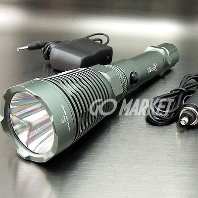 KEYGOS CREE XM L XML T6 LED 1400Lum Flashlight Torch Rechargeable 