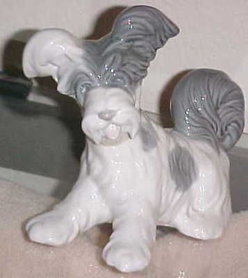 LLADRO PORCELAIN SKYE TERRIER FIGURINE 4643