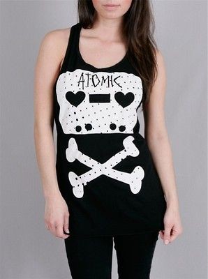 ABBEY DAWN MIXTAPE TANK BLACK MEDIUM M