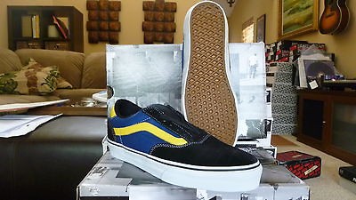 Vans AV SK8 Low US 11 EU 44.5 Black Blue Hi Mid AV6 Chukka Era 