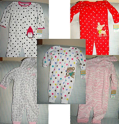   Piece Girls Pajamas 6 9 12 18 24 Months 2T 3T 4T 5T Hood Reindeer