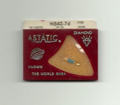 Astatic NOS Stereo Piezo Stylus Needle N542 7D, ST 7D, W 140STD, 575D 