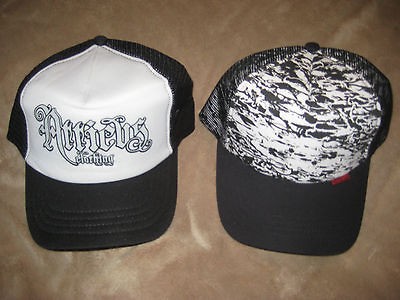 Two ATTICUS Trucker Hats NWOT Loserkids macbeth blink 182 shirt 