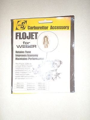 NEW WEBER FLOJET NEEDLE & SEAT WEBER 38 40 45 48 DCOE CARB MINI MGB 