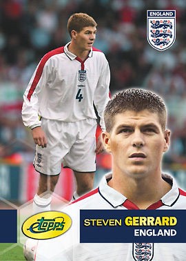 STEVEN GERRARD SOCCER 04 ETOPPS IN HAND ONLY 1342 MADE