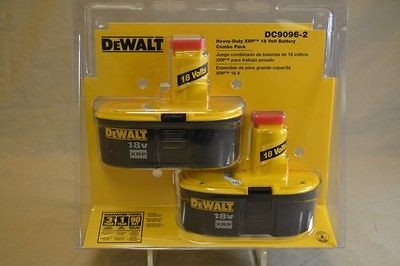 DeWalt DC9096 2 HD XRP 18V Battery 2 Pack   Brand New (B) **