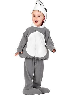 NEW Old Navy baby toddler boys gray grey Shark Halloween Costume Dress 