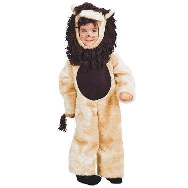 NEW Charades micro fiber plush lion toddler costume 2 to 4 years 