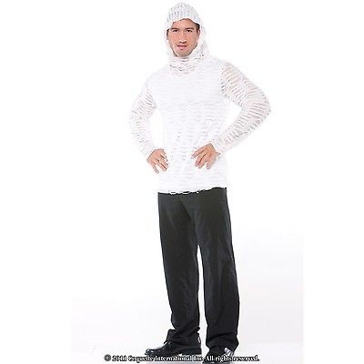   Outfit Halloween Easy Couples Costume Party Ghost Hood Robe Bandages