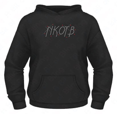 Ladies Diamante / Rhinestone NKOTB New Kids On The Block hoodie XS XXL 