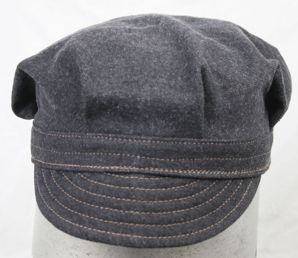 VINTAGE STYLE WORKWEAR RAILROAD ENGINEER CAP HAT ZASU CAPS size 7 1/2 