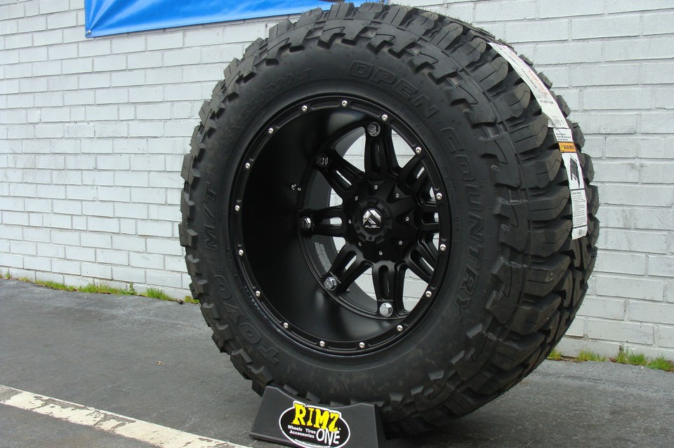 20 20x12 Fuel Off Road HOSTAGE Black Toyo MT 35x12.50R20 35 