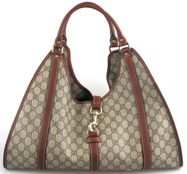 Gucci Hobo Bag Bardot Monogram Canvas at Socialite Auctions 13 542