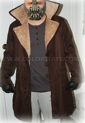 Bane Dark Knight Rises Swedish Bomber Replica Jacket Coat Costume 