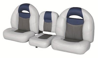 NEW Wise 3 Piece Bass Boat Seat Set / Bass Boat Seat / Bass Boat Seats