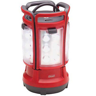 Coleman LED Quad 4 Panel Lantern Camping Outdoor Light