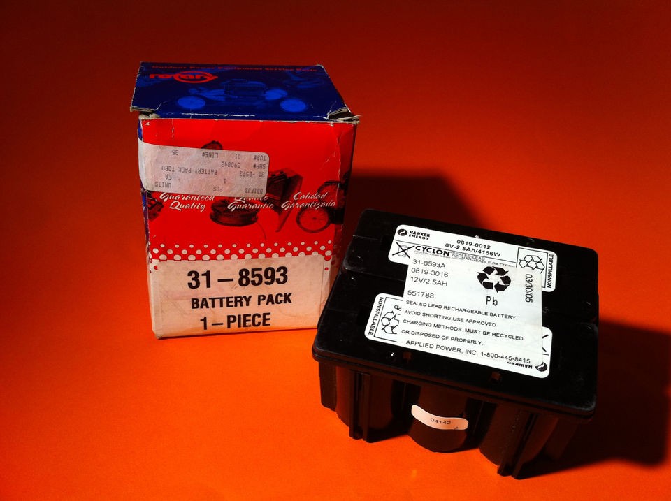 ROTARY 31 8593 BATTERY PACK TORO NEW IN BOX $39.00 