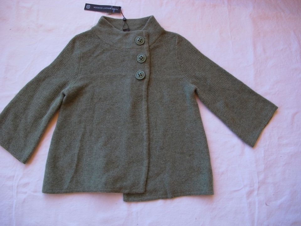 Womens NEW Fenn Wright Manson Wool Sweater Coat L