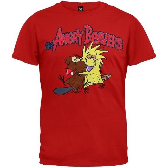 Angry Beavers   Logo T Shirt