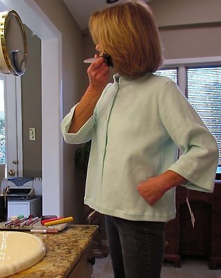 Bed Jacket SMALL 3XL Pastels Home or Hospital Made in USA