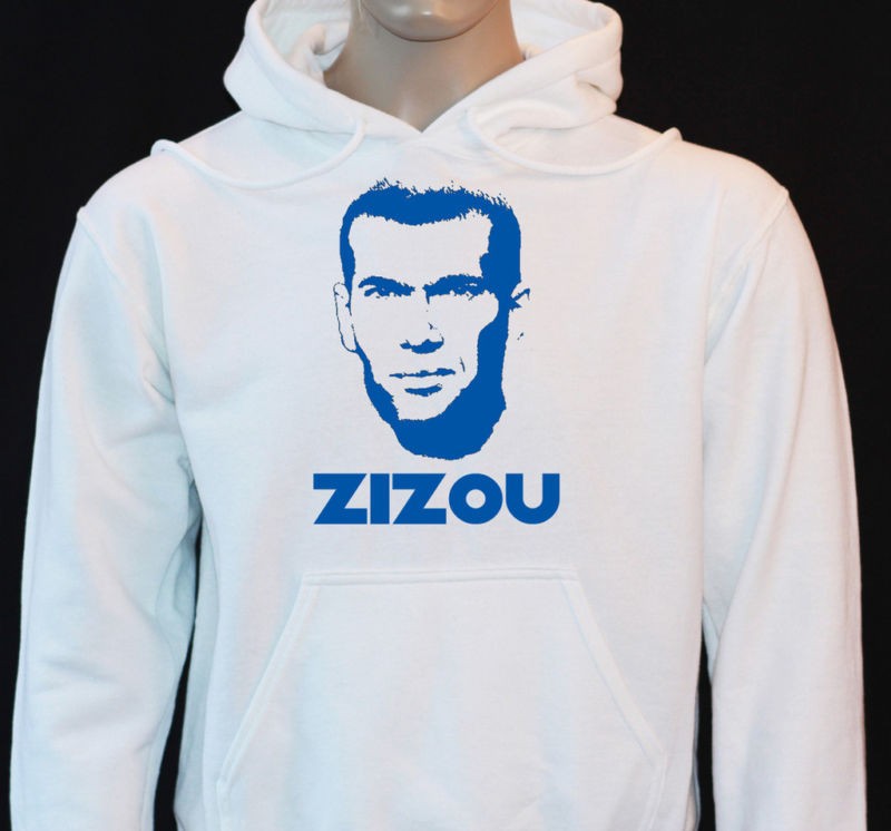 ZINEDINE ZIDANE REAL MADRID FOOTBALL LEGEND HOODY FL167