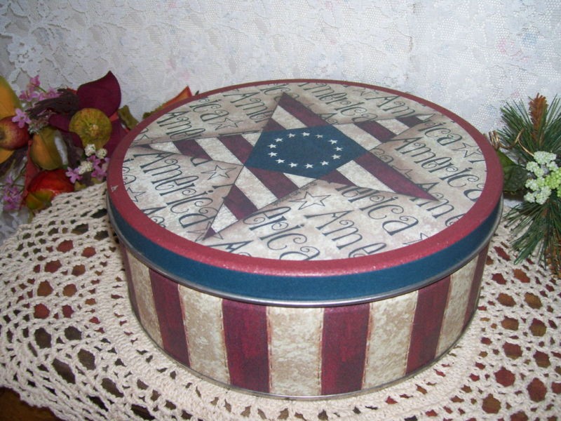 AMERICA PATRIOTIC TIN ARTIST BETH YARBROUGH 1996