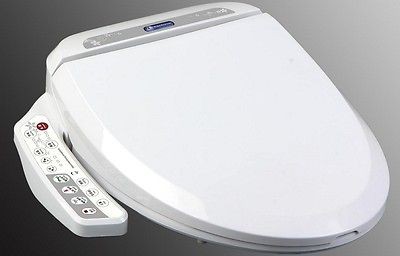 Bidet4me E 200A Electric Bidet Toilet Seat Elongated White  DIY Kit 