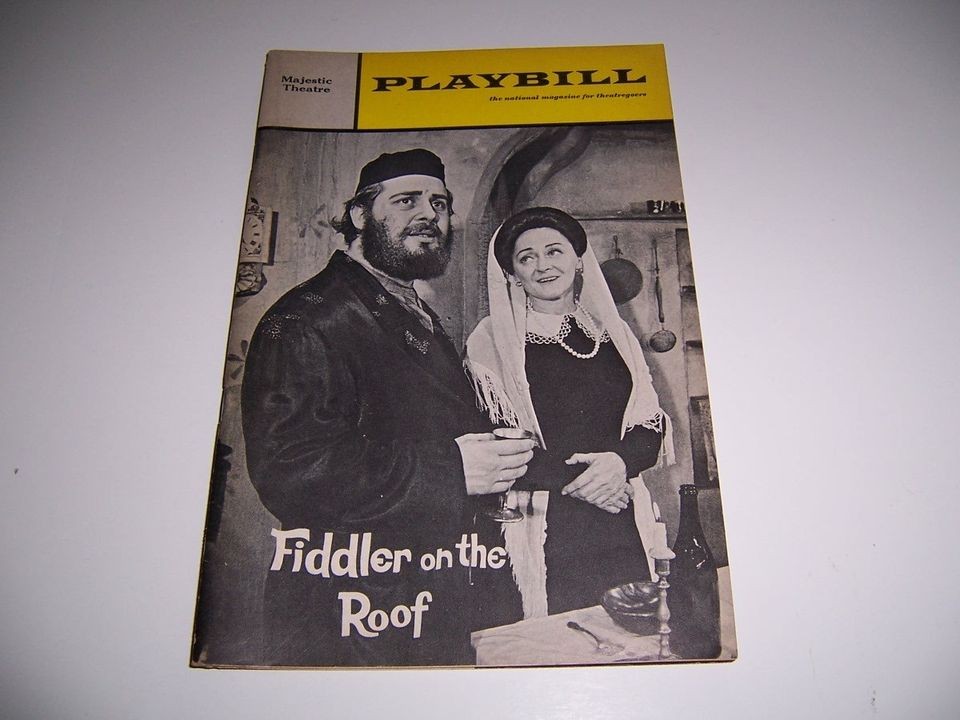     FIDDLER ON THE ROOF   HARRY GOZ MARIA KARNILOVA BETTE MIDLER