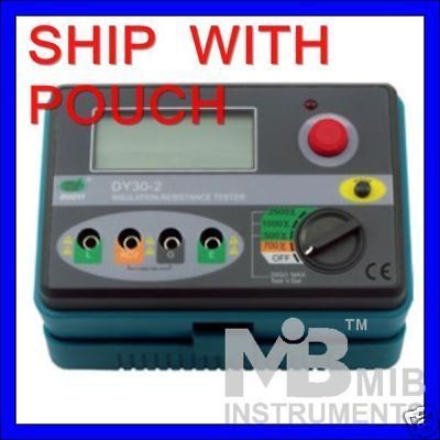 2500V 20G Ohm Digital Insulation Megger Tester DY30 2