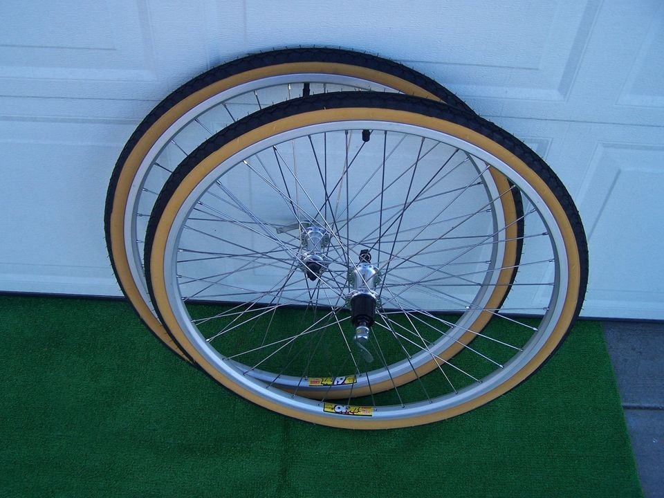 WHEEL SET 650B W/ TIRES/TUBES WEINMANN ZAC19 D/W SHIM 36H