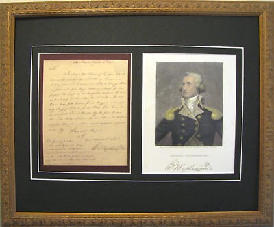 George Washington 1776 Revolutionary War Signed Letter