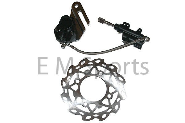 Dirt Pit Bike Rear Hydraulic Brake Caliper 110cc with Brake Disk Parts