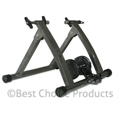 New Indoor Exercise Bike Bicycle Trainer Stand W/ 5 Levels Resistance 