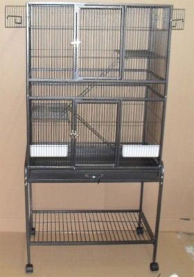 Bird Ferret Sugar Glider Chinchilla Rat cage cages 0487 Black Vein