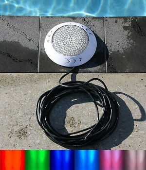 LED multi colour swimming pool light with bracket (60)