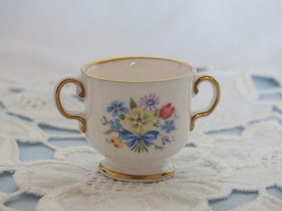 MINIATURE SPODE TWO HANDLED LOVING CUP