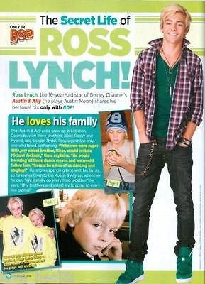 ROSS LYNCH   AUSTIN & ALLY   TEEN BOY ACTOR   11 x 8 MAGAZINE PINUP 