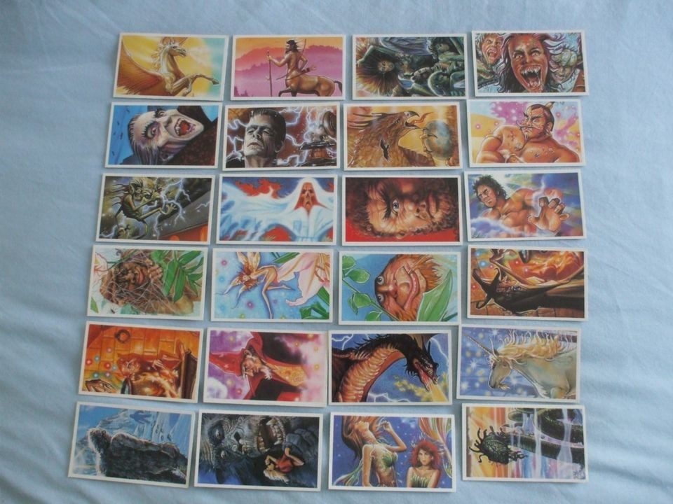 BROOKE BOND TEA CARDSCREATURE​S OF LEGEND 1994NOs 1   24BUY 