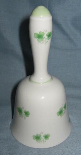 Bone China Crown Staffordshire England Shamrock Bell