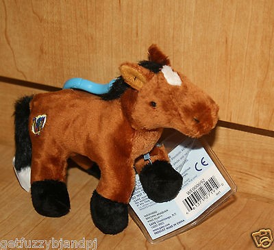 BROWN ARABIAN Horse Kinz Klip Webkinz Code Inside NEW NWT clip for 