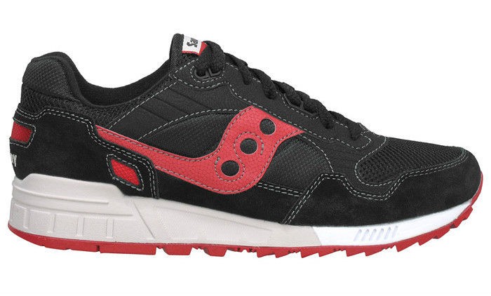 SAUCONY SHADOW 5000 BLACK RED Sz 8   12 MEN RUNNING 6000