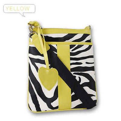 Zebra Print Messenger Satchel Shoulder HandBag Crossbody Womens Lady 