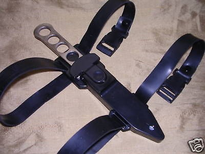 DIVERS HUNTING BOWIE KNIFE W/ ARM LEG TIE DOWN SHEATH CASE SCUBA GEAR 