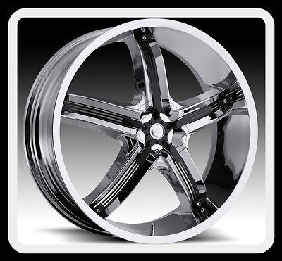 18 MILANNI 459 BELAIR 5 5X105 CHEVY CRUZE & VOLT CHROME WHEELS RIMS 